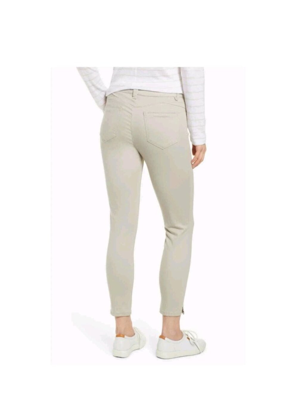 Wit & Wisdom Khaki Ankle Pants With Ab Solution Slimming Panels Size 6P - Picture 2 of 8